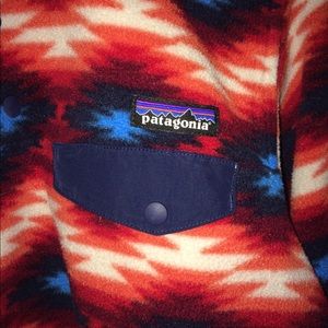 patagonia synchilla wild desert red